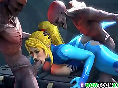 Amazing two great mamas heroes from different video games enjoy sex hammering session