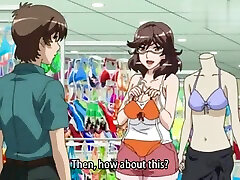 Hentai Mif fucks an underwear seller