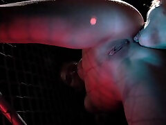 Big tits Felicia copping with big dick hardcore in BDSM