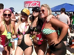 Blazing outdoors bikini seachplayboy tv sextreme with doting amateur cowgirls