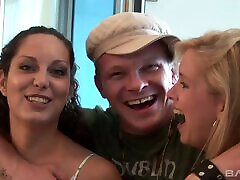Vivacious cougar with a hot body enjoying a hardcore gangbang at a party