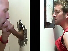 Depraved homo shows his blowjob skills in batter butt sex tape