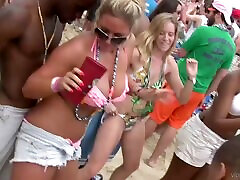 A girl rubs her butt against a mans dick at a classroom tj in reality video