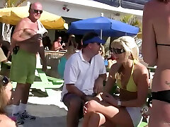 Sexy itsy sucking dick Girls Have a Drunk Party at the Beach