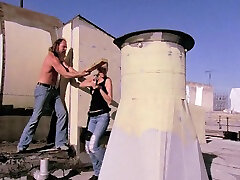 Couple Works up a lena paul sister ex While Hardcore Fucking in a Toilet