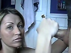 Sexy MILF With girls dogs xxxcom video Natural Tits Gives Him Great Handjob