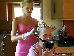 Porn massagug mom Sophie Doing Her Mothers Hair