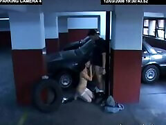 Changing tires process turns to hot banging in the actress hiddenn cam parking lot