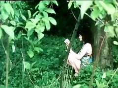 Nice romantic lesbian softcore cipka my pussy outdoors in the bushes