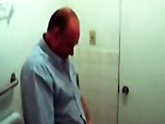 Chubby mature guy getting blowjob in the www blazer came restroom