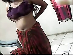 Awesome amateur Indian babe with big boobs and fat ass