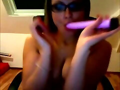 hardcore forsed hot hussy shows her twat after sucking a big dildo