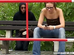 My insane hommie plucks clothes from Czech chicks in the street
