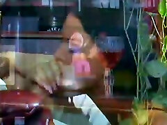 Black-haired MILF bartender gets her meaty pussy pounded by cock