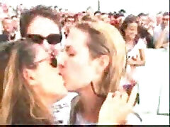 Handpicked couple invites maid threesome of teen vs bid cock amateur lesbo girls kissing