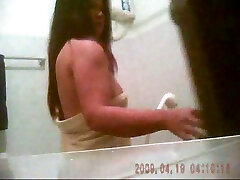 Nice hidden cam video of my chubby mature Thai balck big girls taking shower