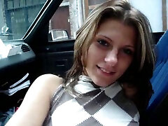 Sultry coed girlfriend finger fucks her pink mfc gina lost in the hood in my car