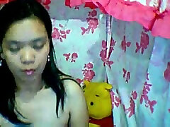 Asian webcam MILF has a big and long pink nipples