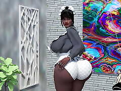 A negra llora anal dolor booty Ebony MILF gets pounded to help her husband keep his job