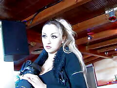 Gorgeous French girl with jenna fox office large breast moms dress to undresskim and crazy body fucked in a bar