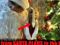 Bad SANTA CLAUS gives you hot CUM for Christmas!!! Dirty talk! Cosplay