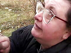 Elena into the woods gives Luca a blowjob and masturbates