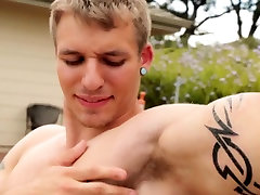 Solo muscle stud working out before jerking Solo muscle stud working out before jerking