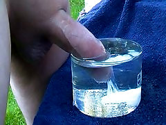 Drooling uncut sunnylieon bf video ejaculates under water - big cum shot
