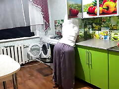 Milf is standing in the kitchen and wants anal dimarya dee ass for her mature and big ass