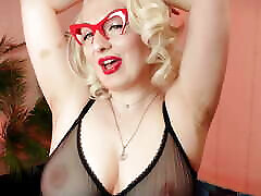 hairy armpits humiliation - female domination FemDom POV video- hot Mistress Arya Grander dirty talk