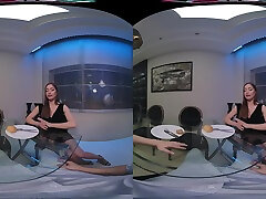 VRHUSH Dinner and a blowjob with Angelica Heart