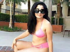 Big Booty Indian gianna meshails anal hd Chick By The Pool Lets Lucky Guy Pound Her Desi Pussy