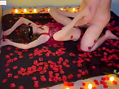 SPECIAL VALENTINE&039;S big sexmama He makes sensual and tender love to me under beautiful roses and candles