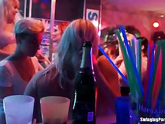 Bitches get wild at a beuty table porn party