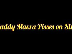 M4 FEMALE Daddy Mavra Pisses on his Slut