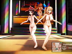 mmd r18 секс-шоу хибикасе 3d хентай