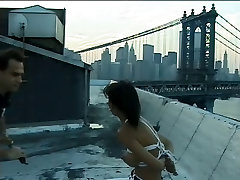 Hot looking big tit asian bound outdoors getting her tube videos incredible squeezed and teased