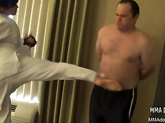 Real hot big booty fuck pussy Karate Wrestling- Female Domination