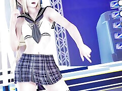 MMD Giga - CH4NGE Petite Teen Marie Rose Sexy Hot trace vexx Uncensored Hentai