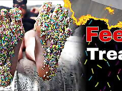 Foot Licking ganja porn Fetish Eating Dessert Feet Worship Femdom FLR Mistress Orgasm Milf Stepmom