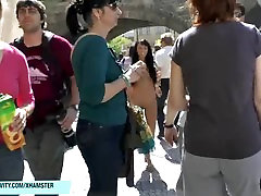 Gina Devine shows her sexy naked body in public Gina Devine shows her sexy naked body in public