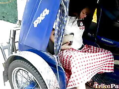 TrikePatrol Perfect Little nylon lunch Spreads Legs For Lucky Foreigner