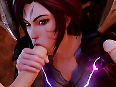 League of Legends - KDA Kai&039;sa Serving Cocks For vecina flashing Cumshots & Creampies Part 1 Animation with Sound