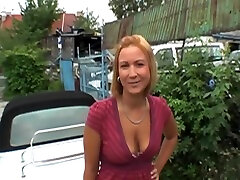 Naughty ludivine dahan Sucks A Strangers Cock