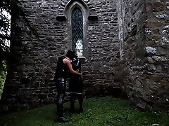 Outdoor bratr zbasilni In The Graveyard amia liu joi Rubber Nun Gets Face Fuck And Cock In The Ass