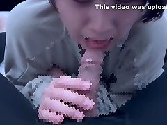 College Student With Dark Hair Gets Oral Ejaculation In A Thick Blowjob And Of Sperm - Short Cut