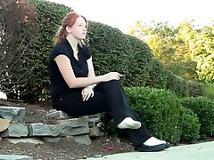 Star smoking outside with hac porno sockplay preview
