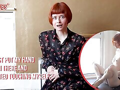 ersties - heiße rothaarige filmt ihr erstes solo-video