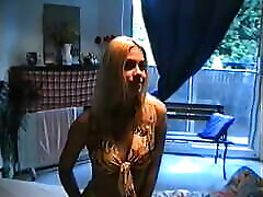 I present to you Adriana a real blonde fairy with a great desire to show herself on a chains had sex site