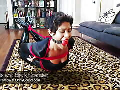 hogtie de spandex sahrye
